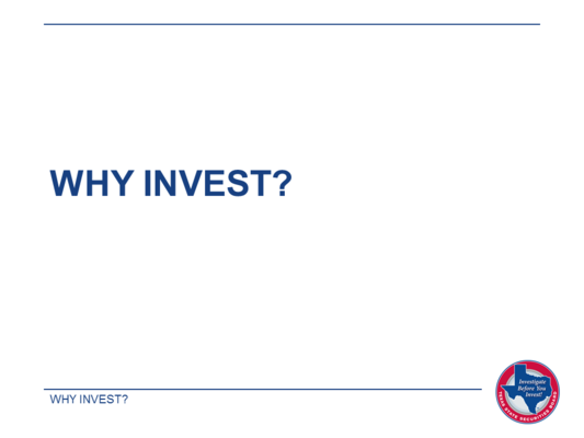 Why Invest 1